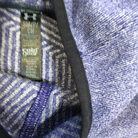 LIKE NEW – WOMEN’S “UNDER ARMOUR” COLD GEAR TURTLENECK HOODED FLEECE PULLOVER - Picture 7 of 13